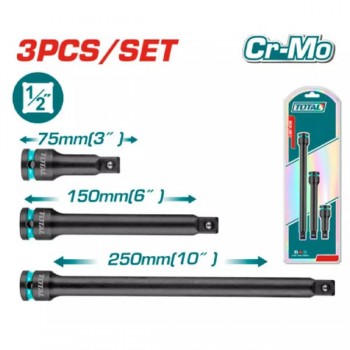 Bộ 3 thanh nối dài tác động DR. 1/2 inch Total THISEB12031