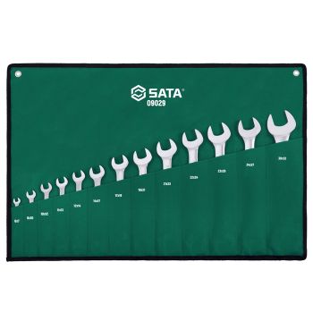 Bộ cờ lê 2 đầu miệng Sata 09029