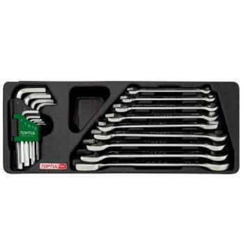 Bộ Cờ lê  mở vòng sao 12 món Toptul GAAT1204
