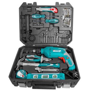 Bộ máy khoan búa 101 món Total THKTHP 1012E