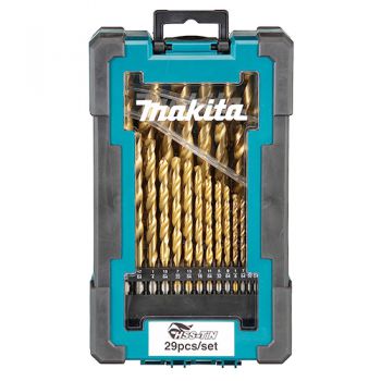Bộ mũi khoan kim loại 19 Chi tiết HSS-TiN Makita D-67527 (1 - 10mm)