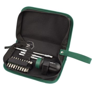 Bộ tuốt nơ vít cần tự động 25 chi tiết Sata 09342
