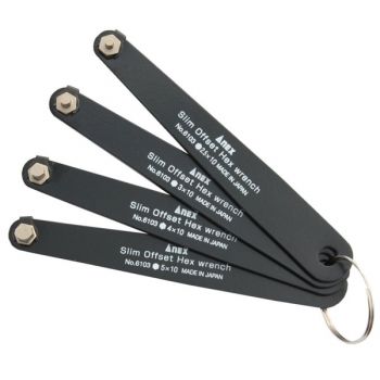 Bộ vặn vít lục giác siêu mỏng Anex No.6103-F