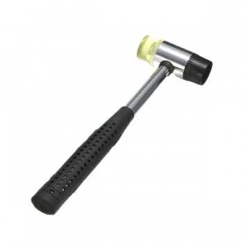 Búa 2 đầu nhựa vàng trắng 40mm Asaki AK-9521