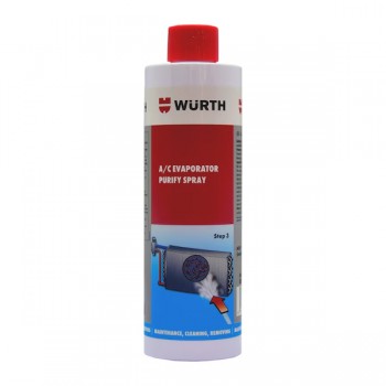 Chất tẩy rửa giàn lạnh 250 ml WURTH A/C EVAPORATOR PURIFY SPRAY (Bước 3 Diệt Khuẩn)