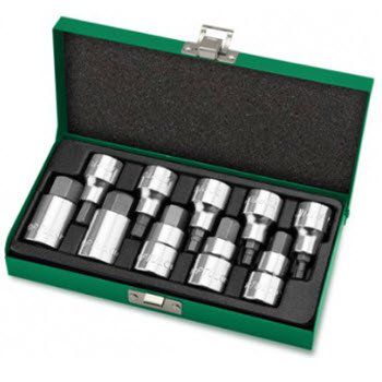 Hộp vít lục giác 1/2" 9 chi tiết Toptul GAAD1007