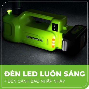 Kích thủy lực nâng xe ô tô dùng pin Greemworks JKG301 (Chưa pin & sạc)