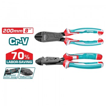 Kìm Cắt Trợ Lực Tác Động Kép 8" 200mm Total THTC530808