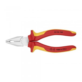 Kìm đa năng cách điện 1000 Volt VDE Knipexa 03 06 160