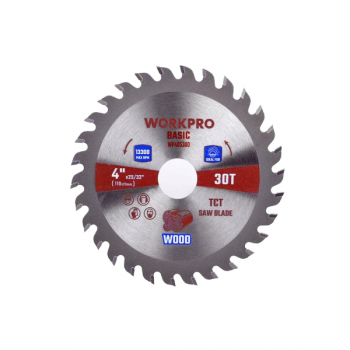 Lưỡi cưa cắt gỗ loại cơ bản 110x20x40T Workpro WP405301
