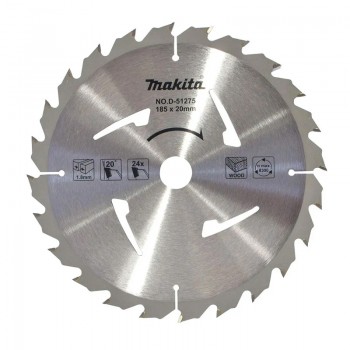 Lưỡi cưa gỗ Standard TCT Makita D-51275 (185x20mm x 24T)