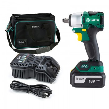 Máy siết bu lông dùng Pin 18V Sata 51073C (1 Pin 5.0Ah, 1 Sạc)