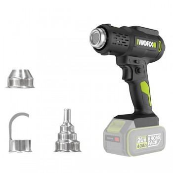 Máy thổi hơi nóng dùng pin 20V Worx WU040.9 (Chưa Pin & Sạc)