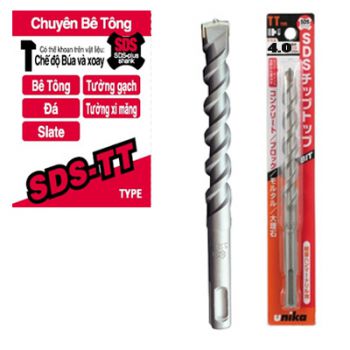Mũi khoan bê tông SDS Plus Unika TT4.0x110
