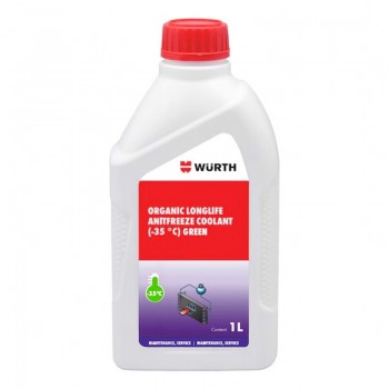 Nước làm mát giải nhiệt cho động cơ Wurth (-35DGR) GREEN 1L