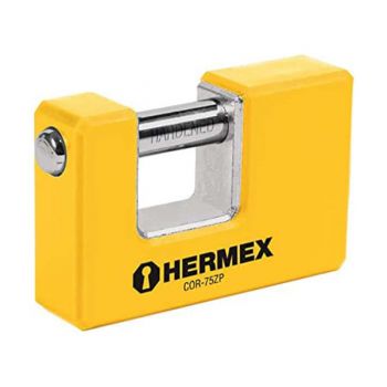 Ổ khoá cầu ngang thân hợp kim chống cắt 75mm Hermex COR-75ZP