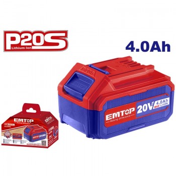 Pin Lithium-Ion 20V 4.0Ah Emtop EBPK20021