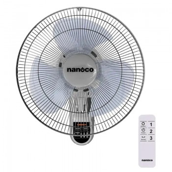 Quạt treo tường 47W Nanoco NWF1612RC-G