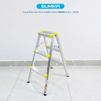 Thang nhôm xếp chữ A Sumika SKD03,