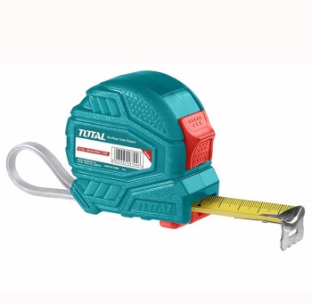 Thước kéo thép nền vàng 8mx25mm Total TMT126381