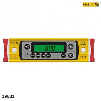 Thước thủy điện tử 23cm chống nước IP67, STABILA 19831