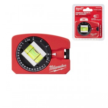 Thước thủy mini bỏ túi xoay 360° Milwaukee 48-22-5102 (Có từ)
