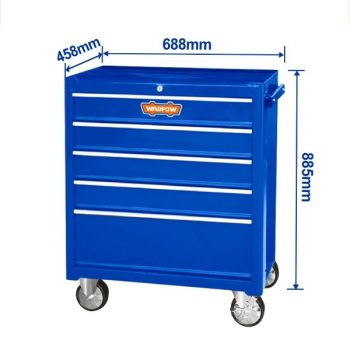 Tủ đựng dụng cụ 5 ngăn kéo 688x458x735mm Wadfow WCS2A05
