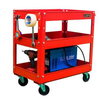 Xe đẩy 3 ngăn - 71cm màu đỏ CSPS VNUQ071XDBC3