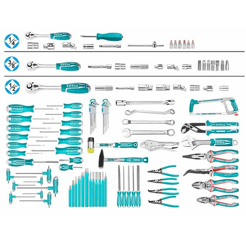 Tủ đồ nghề 7 ngăn 328 chi tiết Total THPTCS73281