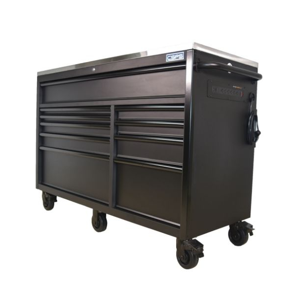 Tủ dụng cụ 155cm - 10 hộc kéo màu đen CSPS VNTC15510BB1M