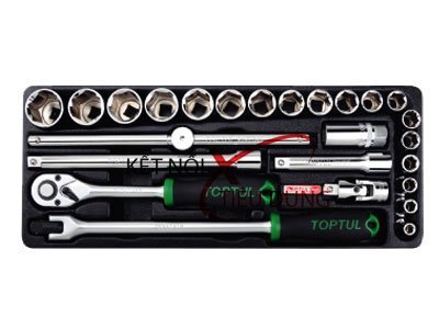 1/2" Bộ tuýp bông hệ inch 25 món TOPTUL GCAT2508