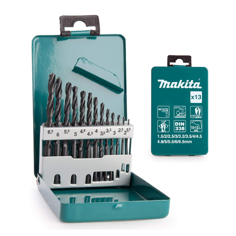 Bộ 13 mũi khoan sắt HSS-R  Makita D-54075
