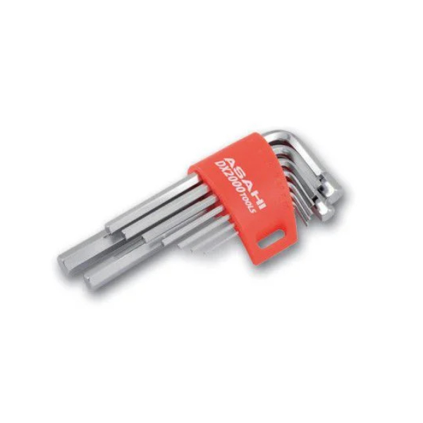 Bộ lục giác thường ngắn 1.5-10mm ASAHI AXS0910