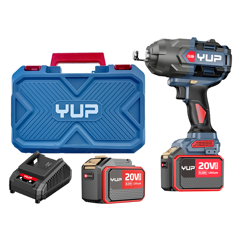 Bộ máy vặn bu lông dùng pin 21V YUP YP20 W1500M (2 Pin 8.0Ah, 1 Sạc)