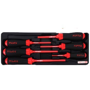 Bộ tua vít cách điện dẹt, bake 6 món Toptul GAAT0603
