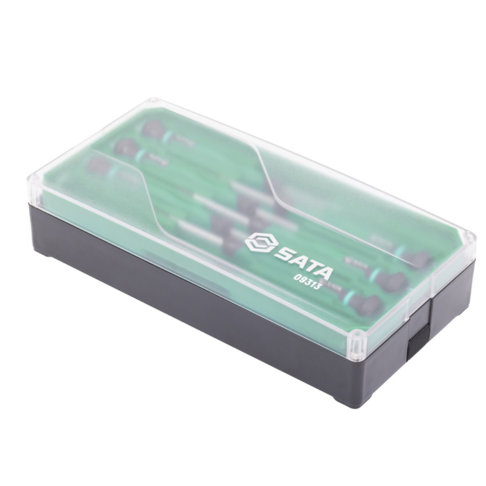 Bộ tuốc nơ vít sao cán dài 6 chi tiết Sata 09313