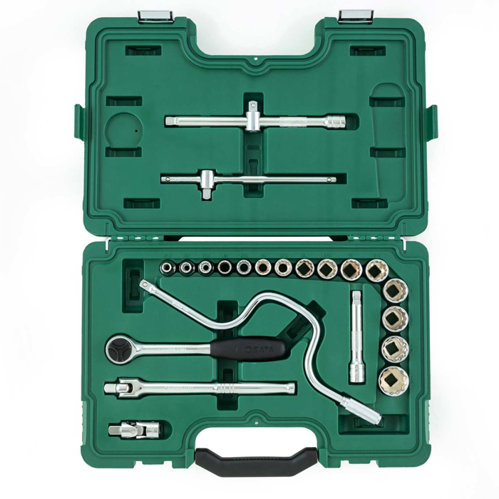 Bộ tuýp 1/2"  22 chi tiết hệ inch Sata 09088