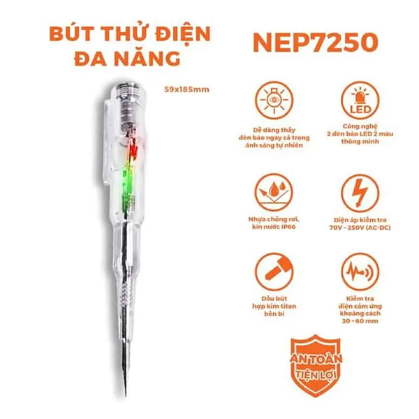Bút thử điện đa năng Nanoco NEP7250