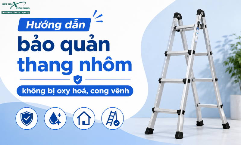 Hướng Dẫn Bảo Quản Thang Nhôm Không Bị Oxy Hoá, Cong Vênh