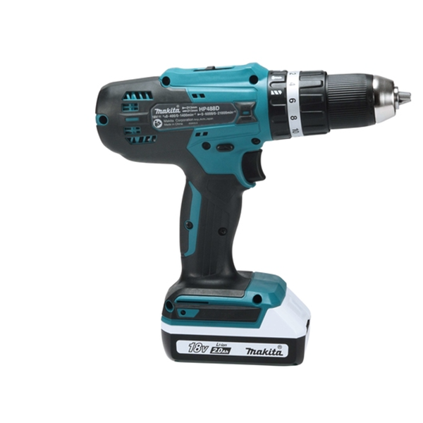 Máy khoan động lực dùng pin 18V Makita HP488DWAE