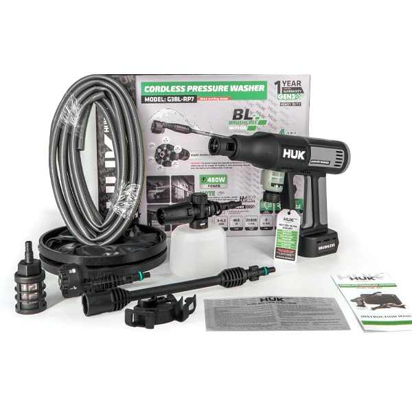 Máy rửa xe dùng pin 21V Hukan G3BL-RP7 (Chưa Pin & Sạc)