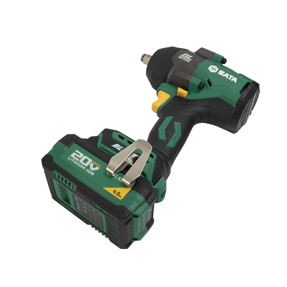 Máy vặn bu lông dùng pin 20V Sata 151075U (2 Pin 4.0Ah, 1 Sạc)