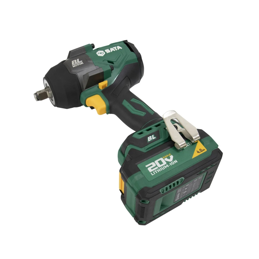 Máy vặn bu lông dùng pin 20V Sata 151075U (2 Pin 4.0Ah, 1 Sạc)