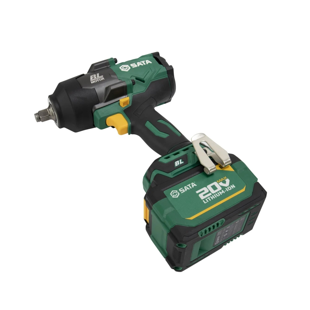 Máy vặn bu lông dùng pin 20V Sata 151076U (2 Pin 6.0Ah, 1 Sạc)