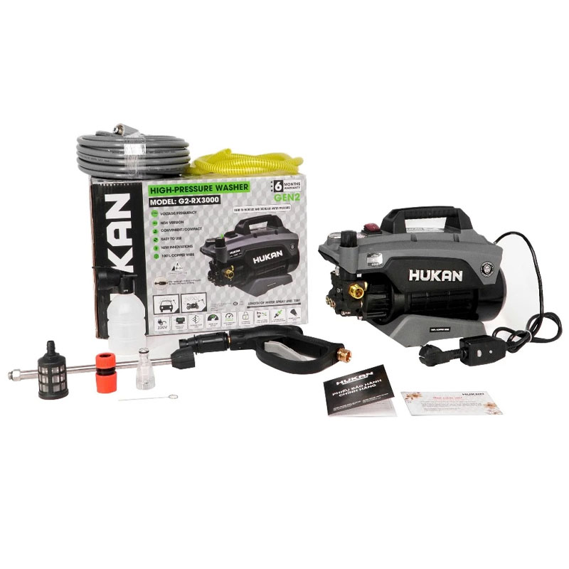 Máy xịt rửa áp lực Hukan G2-RX3000 (Có chỉnh áp)