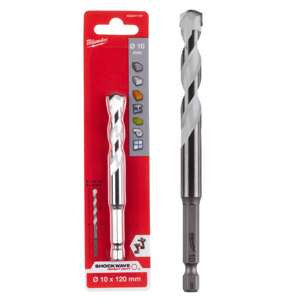 Mũi khoan đa năng 10x120mm Milwaukee 4932471107​ (1 mũi)