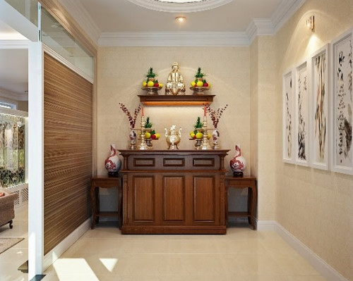 Những lỗi thường gặp khi trang trí phòng thờ