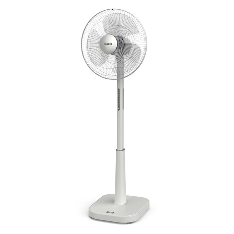 Quạt đứng 50W Nanoco NSF1641RC-LG (Màu Trắng, Bạc Đạn)