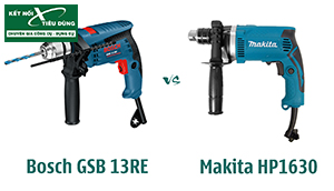 [So Sánh] Máy khoan Bosch GSB 13RE và Makita HP1630: Nên mua con nào?