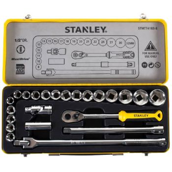 1/2" Bộ tuýp 24 chi tiết Stanley STMT74183-8